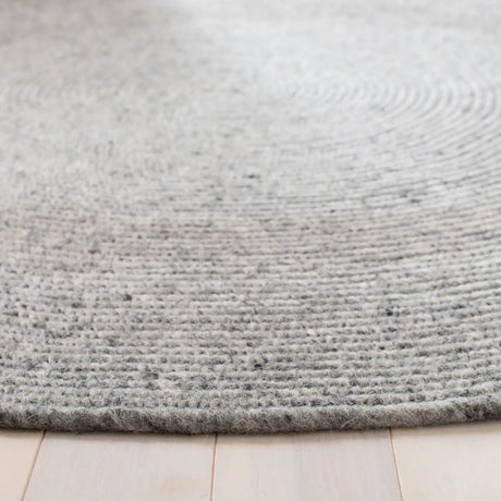 Safavieh Braided 3'-0" x 3'-0" Rug in Grey