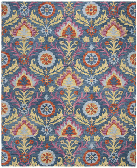 Safavieh Suzani 10'-0" x 14'-0" Rug in Blue / Multi