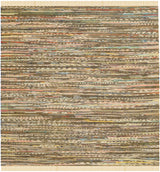Safavieh Rag Rug 6'-0" x 6'-0" Rug in Yellow / Multi