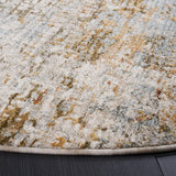 Safavieh Adrianna 6'-7" x 6'-7" Rug in Blue / Gold