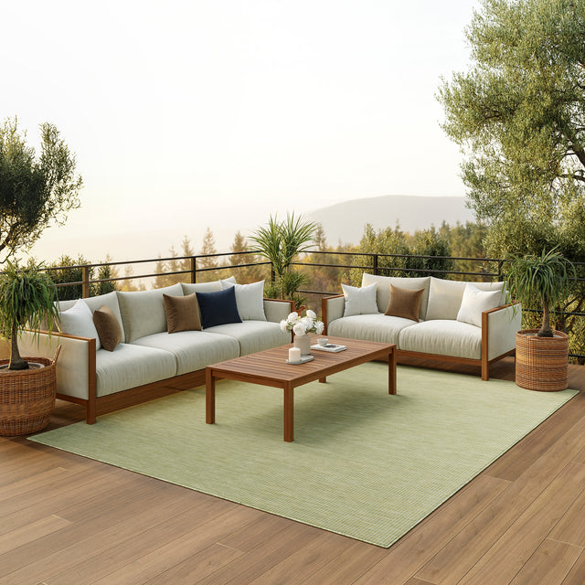 Nourison Positano Pos01 Green Rug