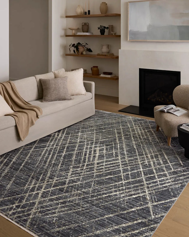 Loloi Wade Wae-04 Midnight/Beige Rug - room scene 3