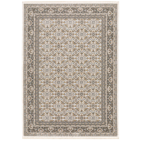 Oriental Weavers Maharaja 2061N Ivory/ Charcoal Rug - main flat
