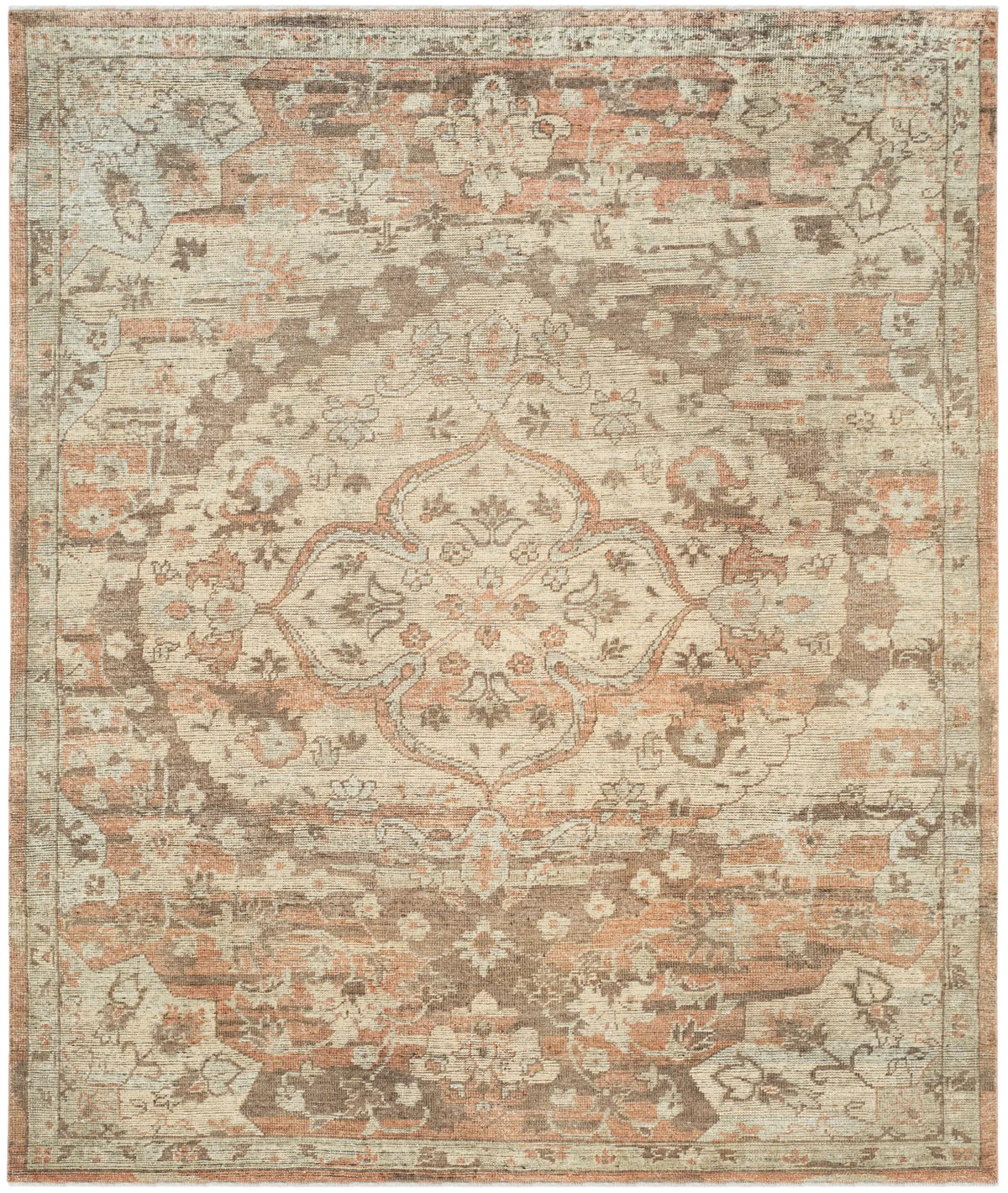 Safavieh Izmir 8'-0" x 10'-0" Rug in Gold / Rose