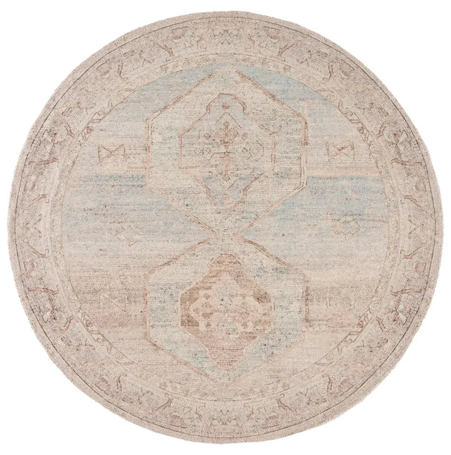 Safavieh Restoration Vintage 6'-0" x 6'-0" Rug in Beige / Ivory