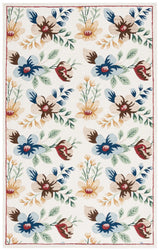 Safavieh Blossom 4'-0" x 6'-0" Rug in Ivory / Blue