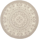 Safavieh Bella 5'-0" x 5'-0" Rug in Beige / Ivory