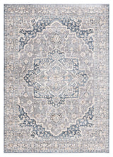 Safavieh Cosmopolitan 600 4'-0" x 6'-0" Rug in Cream / Blue