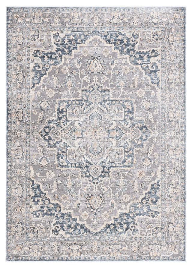 Safavieh Cosmopolitan 600 4'-0" x 6'-0" Rug in Cream / Blue