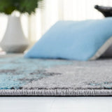 Safavieh Adirondack 4'-0" x 6'-0" Rug in Turquoise / Grey