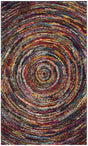 Safavieh Fiesta Shag 3'-0" x 5'-0" Rug in Multi