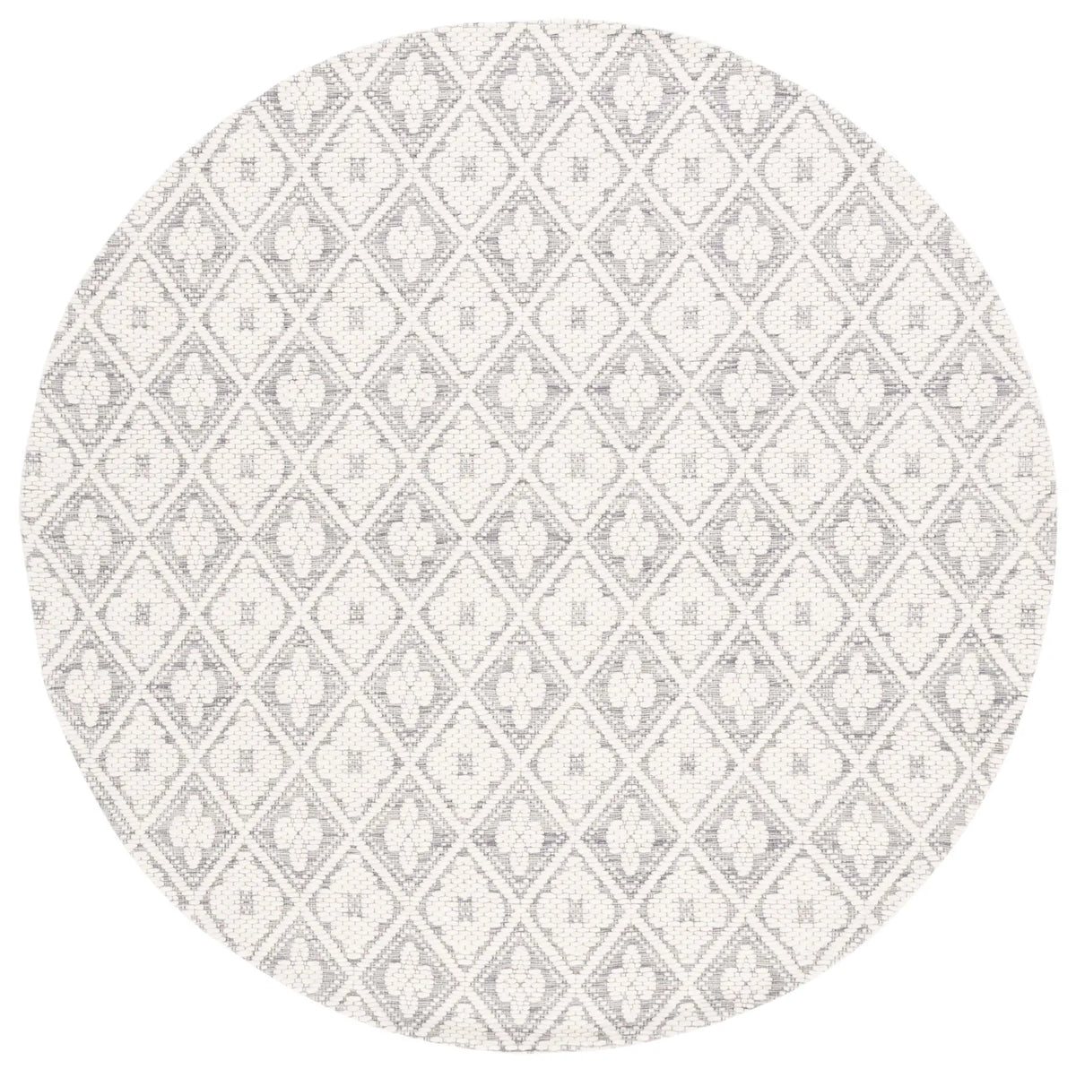 Safavieh Marbella 6'-0" x 6'-0" Rug in Grey / Ivory