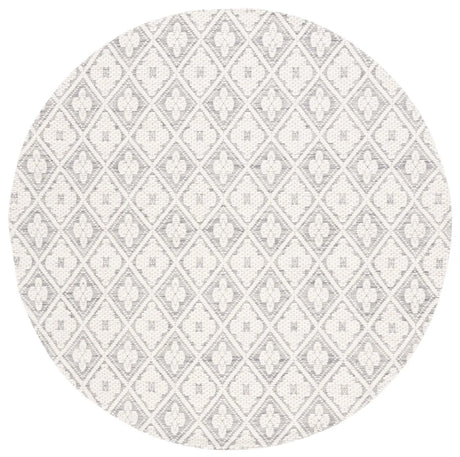 Safavieh Marbella 6'-0" x 6'-0" Rug in Grey / Ivory