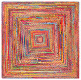 Safavieh Cape Cod 5'-0" x 5'-0" Rug in Red / Multi