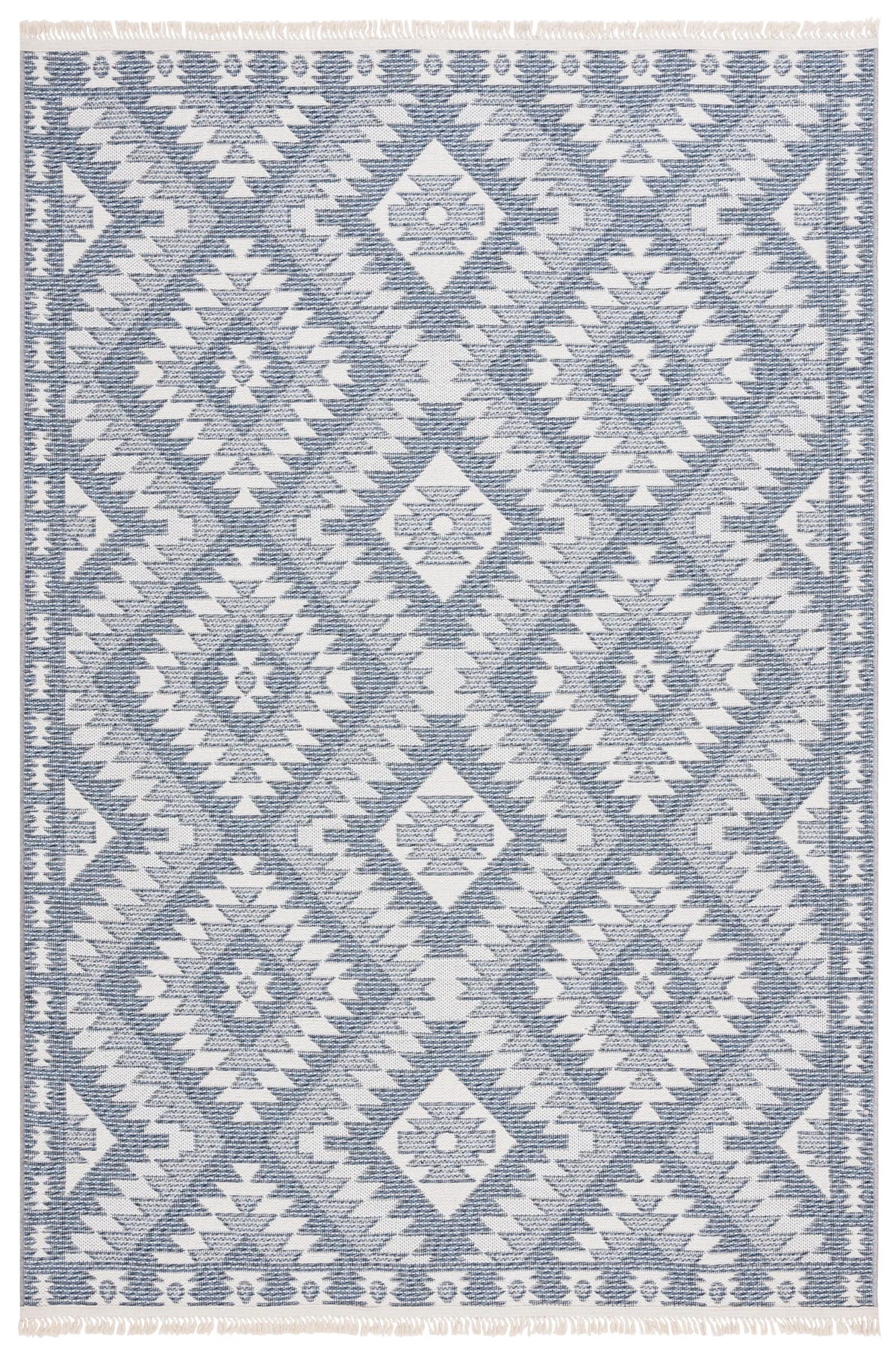 Safavieh Prairie 300 4'-0" x 6'-0" Rug in Blue / Grey