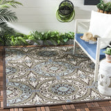 Safavieh Veranda 5'-3" x 7'-7" Rug in Chocolate / Cream