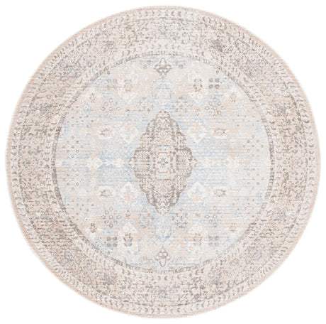 Safavieh Restoration Vintage 6'-0" x 6'-0" Rug in Beige / Sand