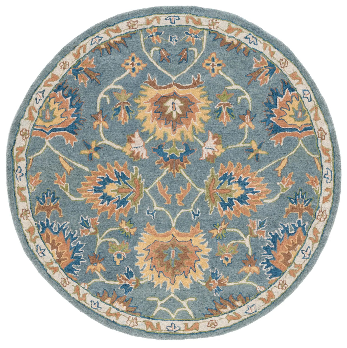 Safavieh Heritage 6'-0" x 6'-0" Rug in Light Blue