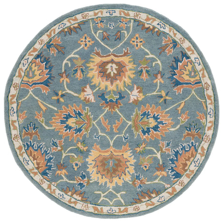 Safavieh Heritage 6'-0" x 6'-0" Rug in Light Blue