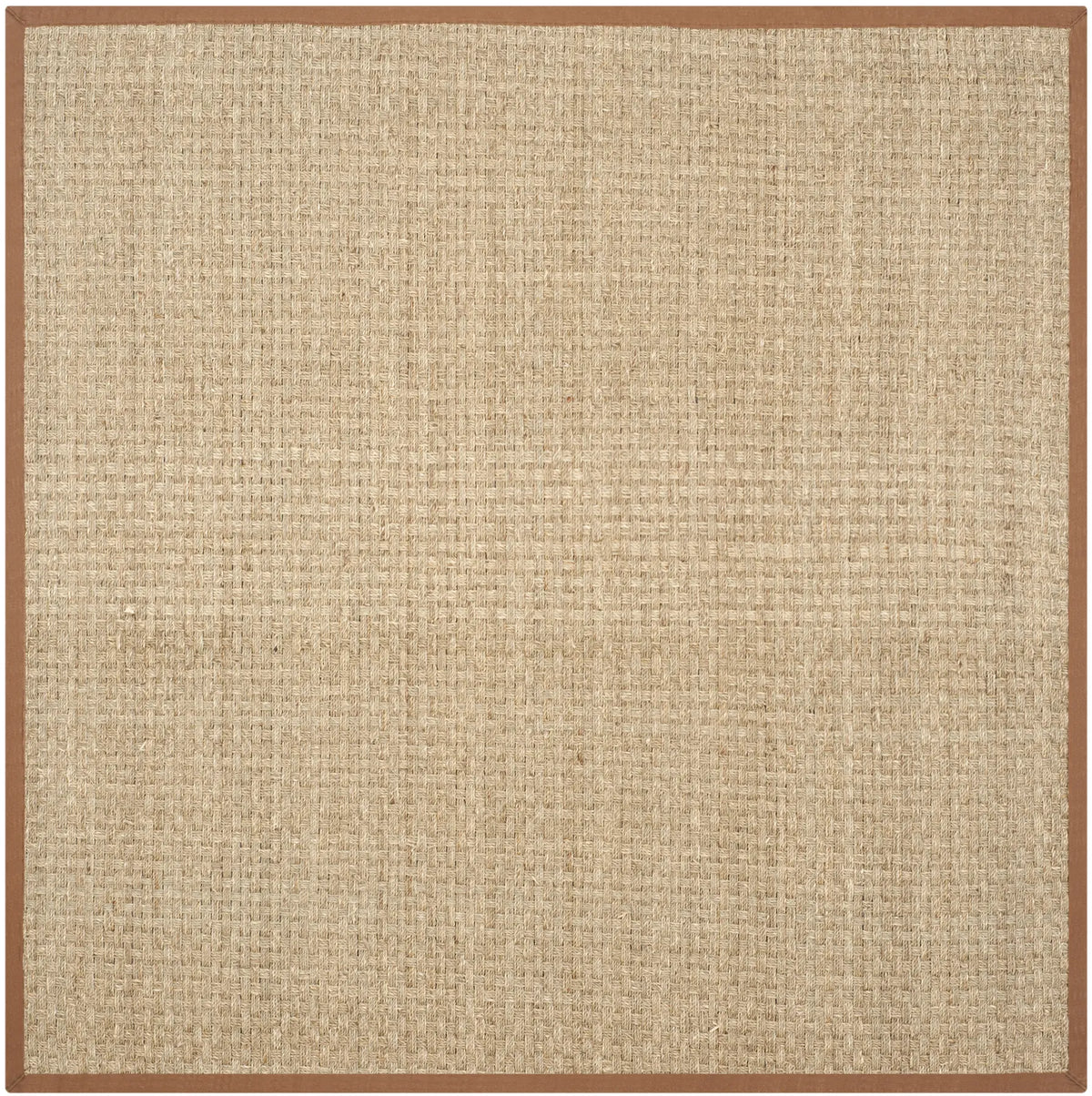 Safavieh Natural Fiber 6'-0" x 6'-0" Rug in Natural / Brown