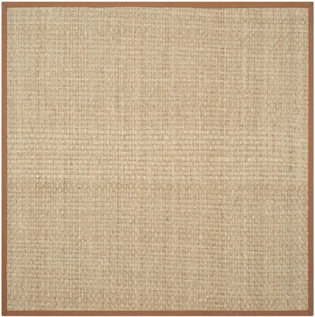 Safavieh Natural Fiber 6'-0" x 6'-0" Rug in Natural / Brown