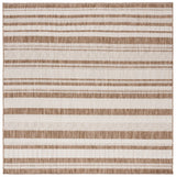 Safavieh Beach House 6'-7" x 6'-7" Rug in Navy / Ivory