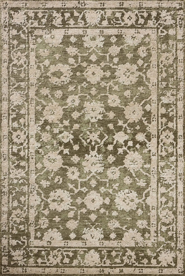 Loloi Percival PCV-06 Moss / Natural Rug - main flat