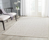 Safavieh Dhurries 4'-0" x 6'-0" Rug in Beige