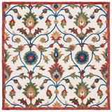 Safavieh Blossom 6'-0" x 6'-0" Rug in Ivory / Green