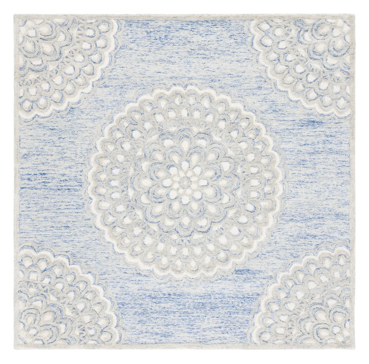 Safavieh Metro 6'-0" x 6'-0" Rug in Blue / Ivory
