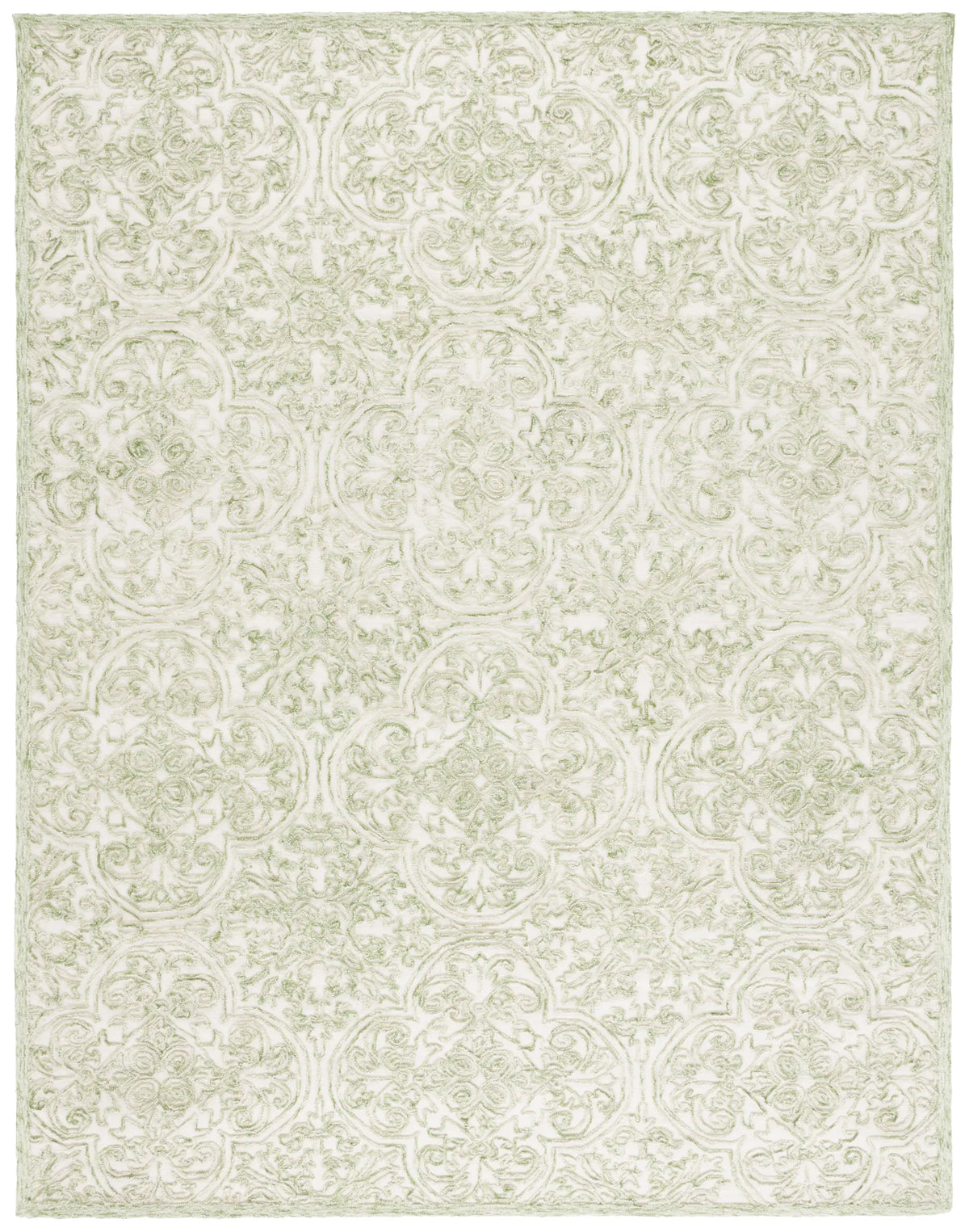 Safavieh Martha Stewart 10'-0" x 14'-0" Rug in Ivory / Green