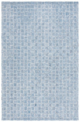 Safavieh Micro-Loop 4'-0" x 6'-0" Rug in Navy / Ivory