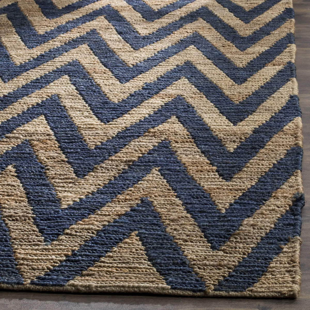 Safavieh Organic 5'-0" x 8'-0" Rug in Blue / Natural