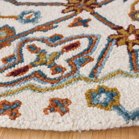 Safavieh Heritage 6'-0" x 6'-0" Rug in Ivory / Grey