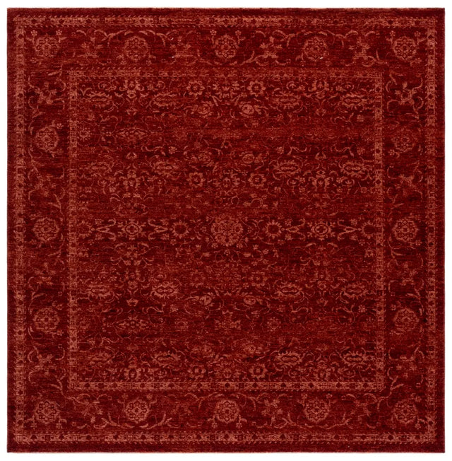 Safavieh Vintage Overdye 6'-7" x 6'-7" Rug in Red