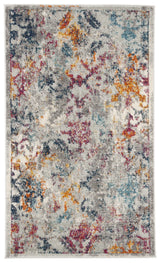Safavieh Madison 3'-0" x 5'-0" Rug in Light Grey / Fuchsia