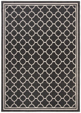Safavieh Courtyard 10'-0" x 14'-0" Rug in Black / Beige