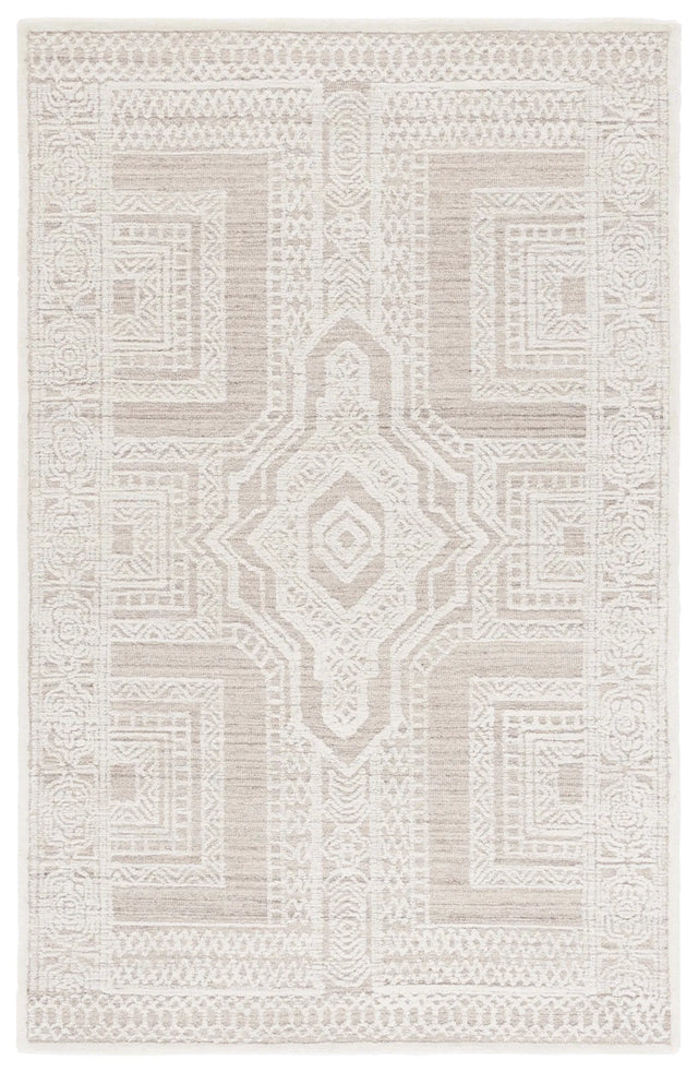 Safavieh Ebony 4'-0" x 6'-0" Rug in Beige / Ivory