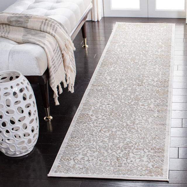 Safavieh Princeton 2'-0" x 7'-0" Rug in Beige / Grey