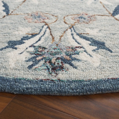 Safavieh Blossom 6'-0" x 6'-0" Rug in Grey / Ivory