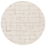 Safavieh Ebony 6'-0" x 6'-0" Rug in Ivory / Grey