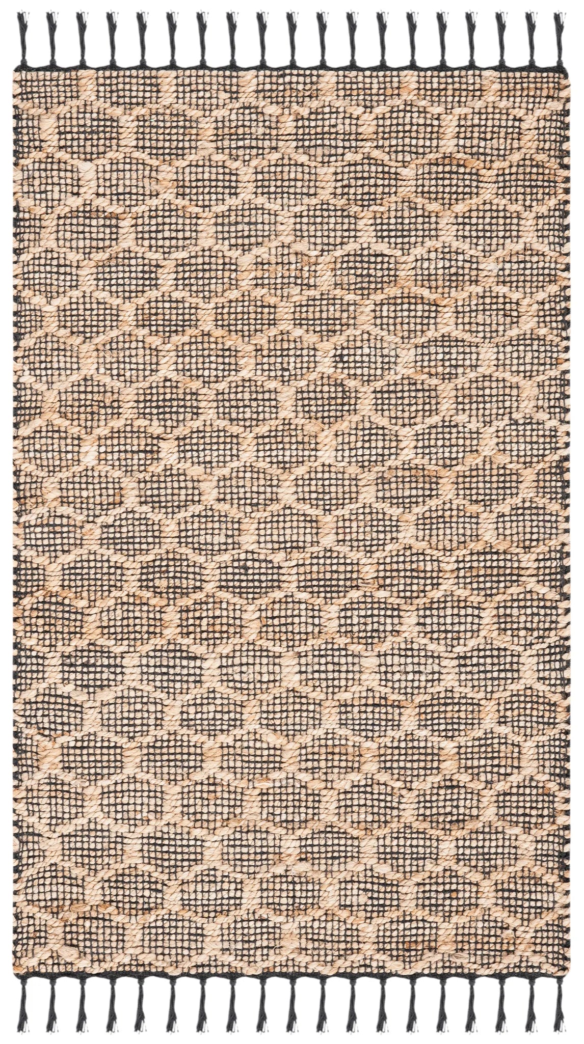 Safavieh Cape Cod 2'-3" x 3'-9" Rug in Charcoal / Natural
