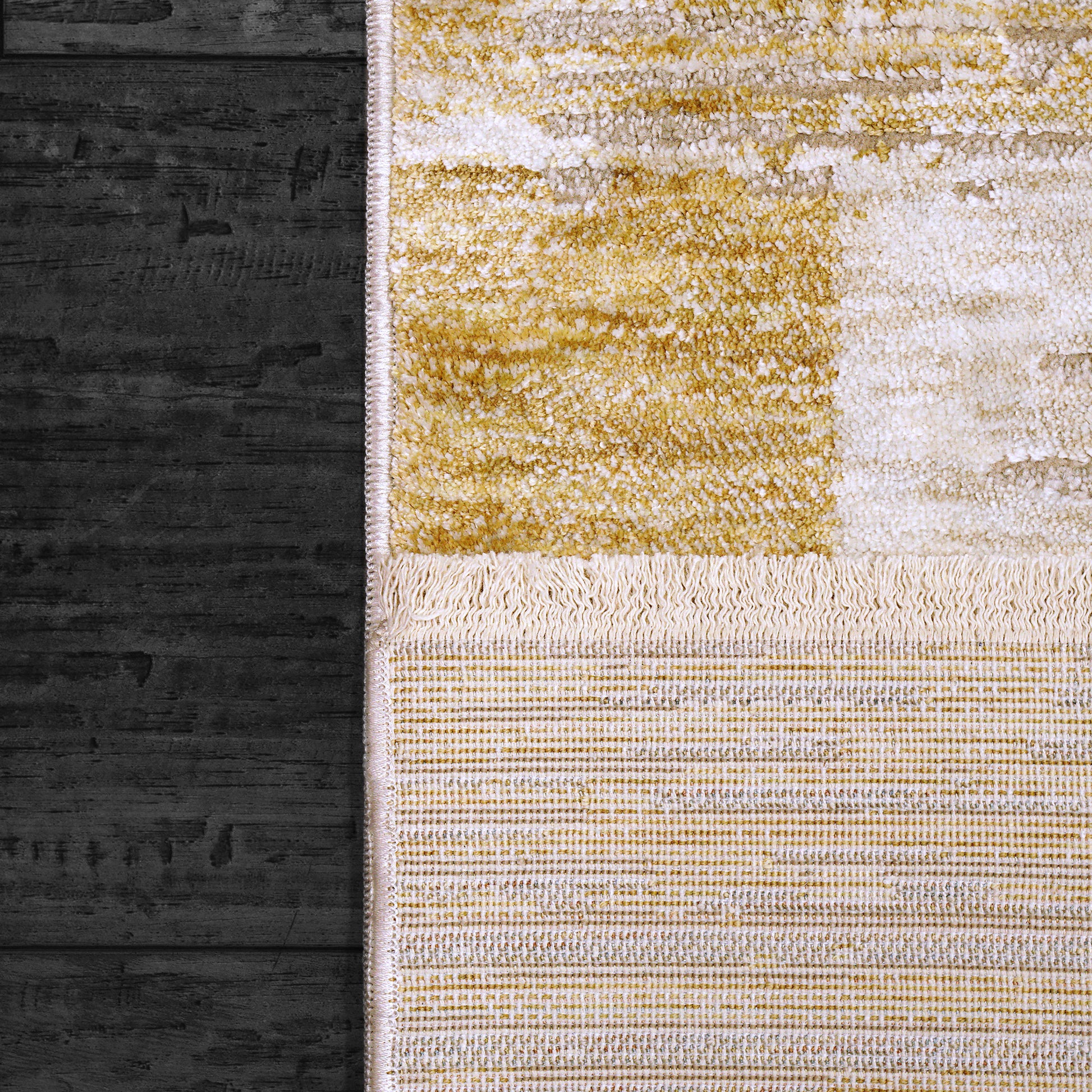 Dynamic Rugs Hudson 1454 Gold Area Rug