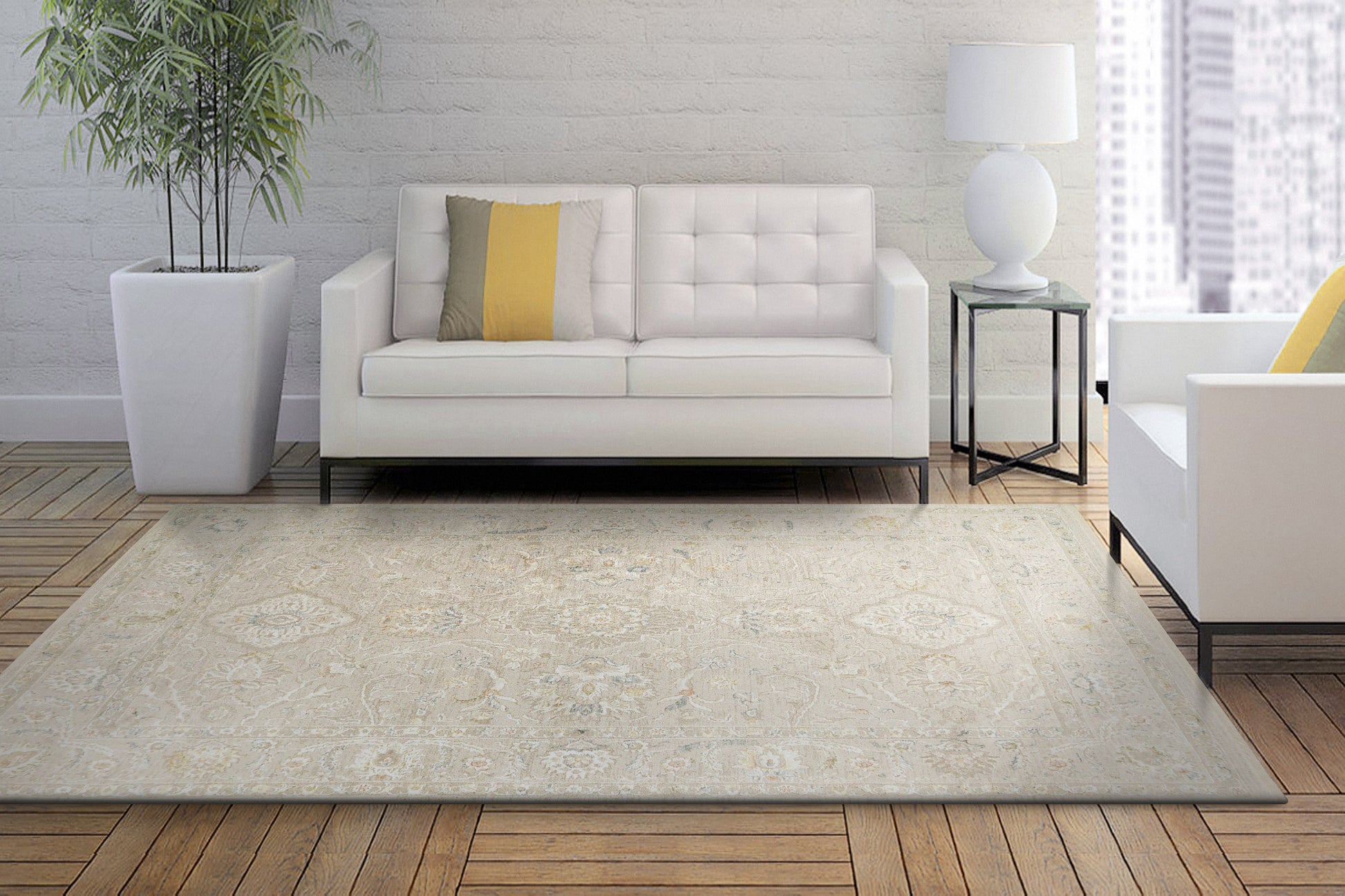 Dynamic Rugs Hudson 1450 Beige Area Rug