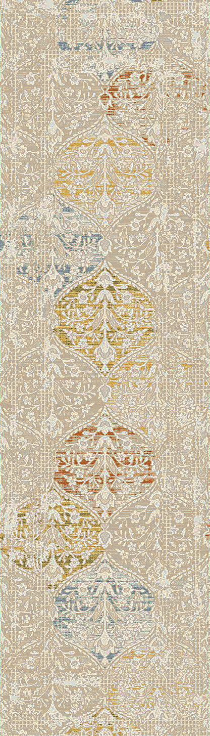 Dynamic Rugs Hudson 1452 Beige/Multi Area Rug