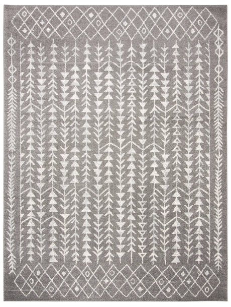 Safavieh Tulum 10'-0" x 13'-0" Rug in Dark Grey / Ivory