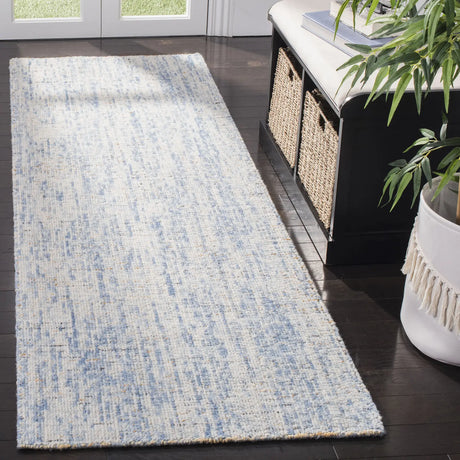 Safavieh Abstract 2'-3" x 10'-0" Rug in Dark Blue / Rust