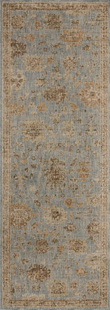 Loloi Willa WIA-03 Sky / Natural Power Loomed Rug - runner flat