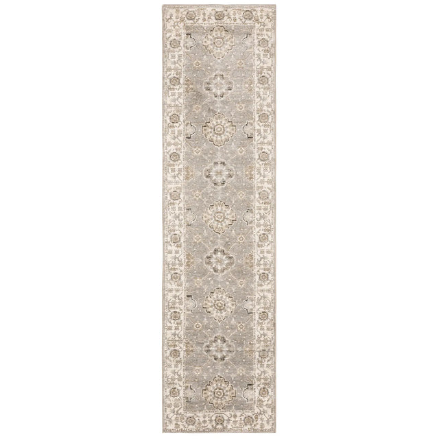 Oriental Weavers Sphinx Andorra 8929H Grey / Ivory Rugs - runner