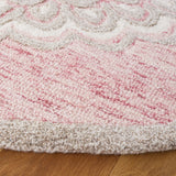 Safavieh Metro 6'-0" x 6'-0" Rug in Dark Pink / Ivory